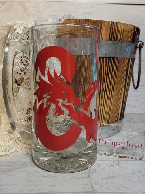 D&D Logo Stein