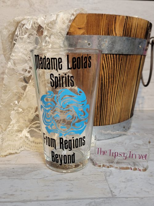 Madame Leota's Spirits Pint Glass