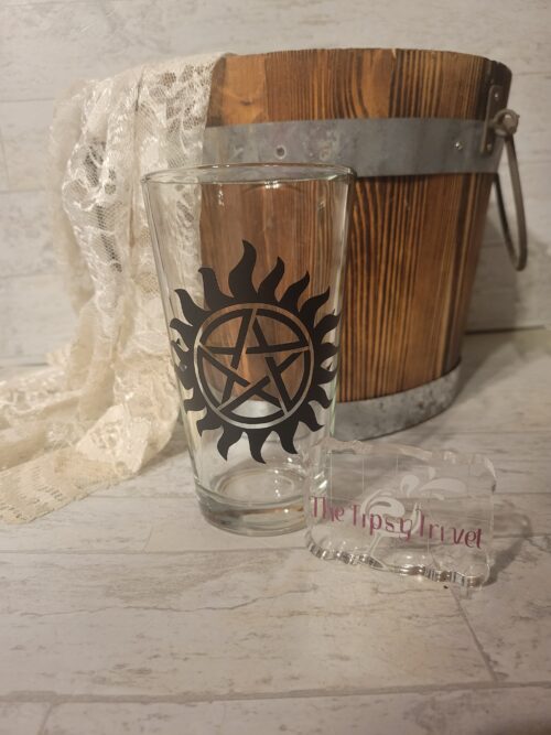 Dean's Protection Pint Glass